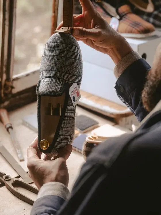 Créations de chaussons et pantoufles Georges et Thérèse 1931.